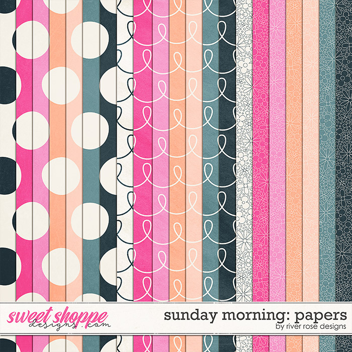 Sunday Morning: Papers by River Rose Designs Sunday Morning: Papers by River Rose Designs