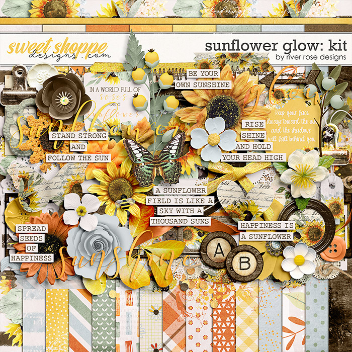 Sunflower Glow: Kit by River Rose Designs