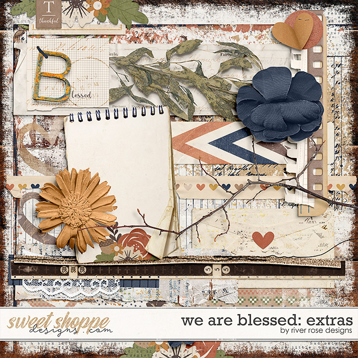 We are Blessed: Extras by River Rose Designs