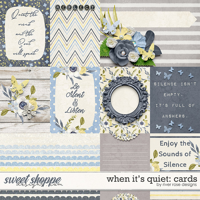 When it's Quiet: Cards by River Rose Designs