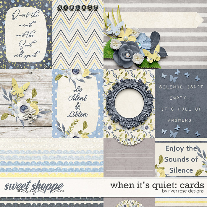 When it's Quiet: Cards by River Rose Designs When it's Quiet: Cards by River Rose Designs