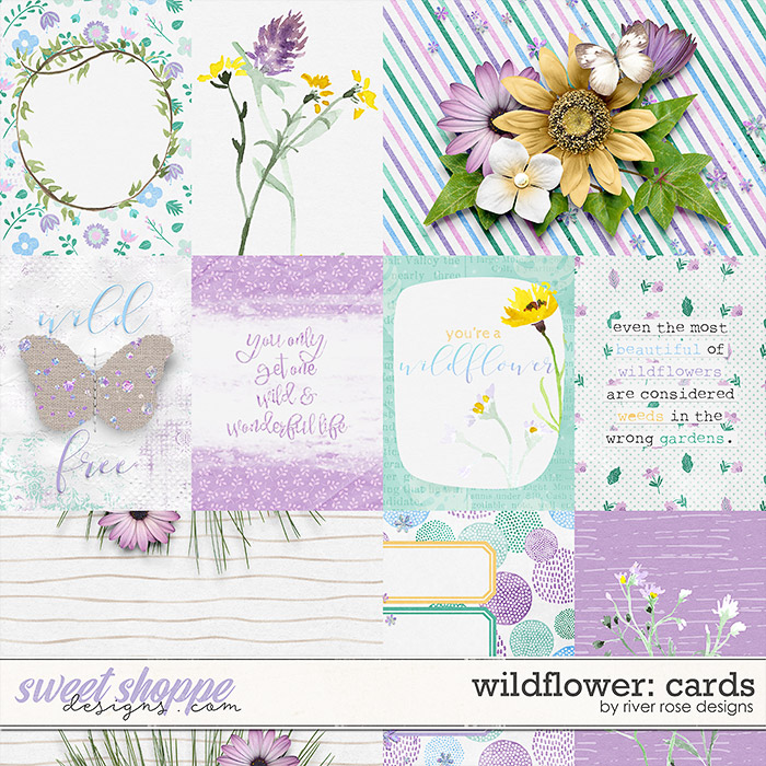 Wildflower: Cards by River Rose Designs