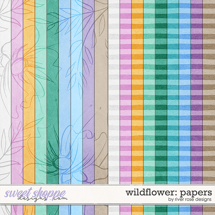 Wildflower: Papers by River Rose Designs