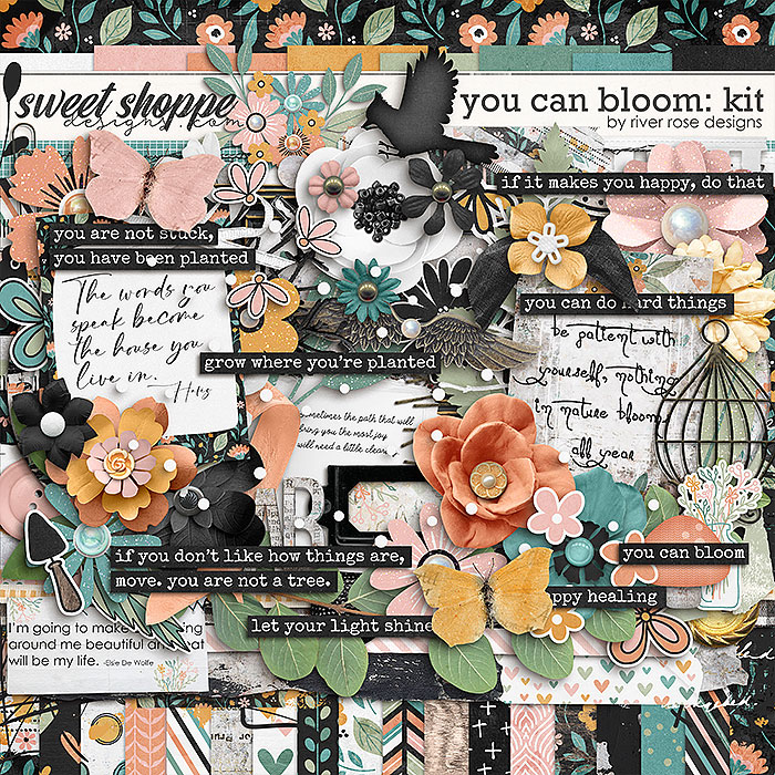 You Can Bloom: Kit by River Rose Designs