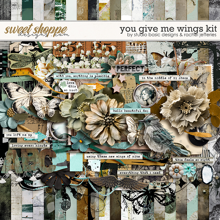 You Give Me Wings Kit by Studio Basic and Rachel Jefferies