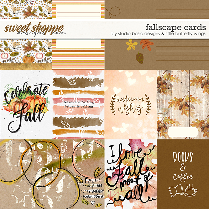 Fallscape Cards by Studio Basic and Little Butterfly Wings Fallscape Cards by Studio Basic and Little Butterfly Wings