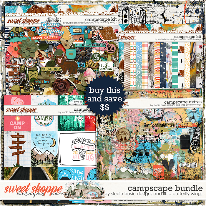 Campscape Bundle by Studio Basic and Little Butterfly Wings