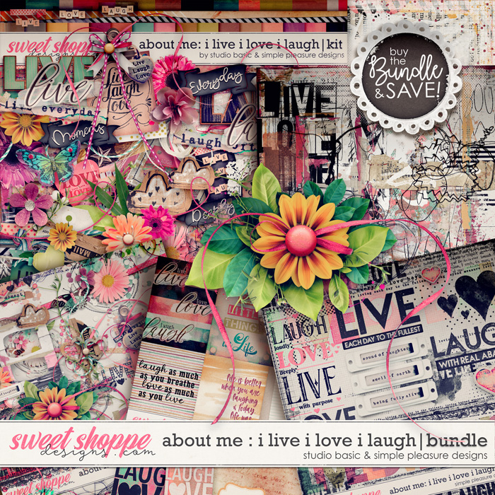 About Me: I Live I Laugh I Love Bundle by Simple Pleasure Designs and Studio Basic
