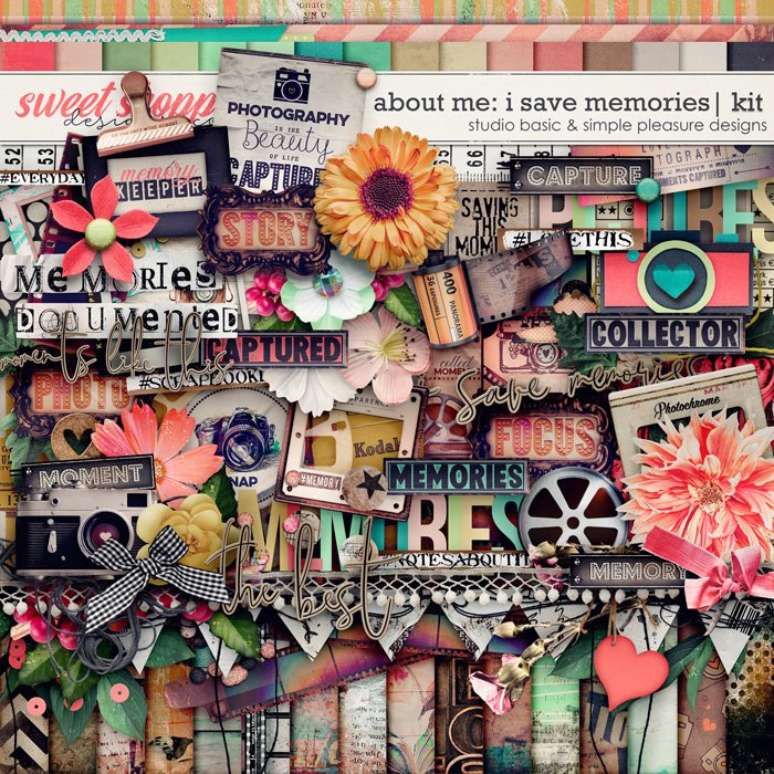 About Me: I Save Memories Kit by Simple Pleasure Designs and Studio Basic
