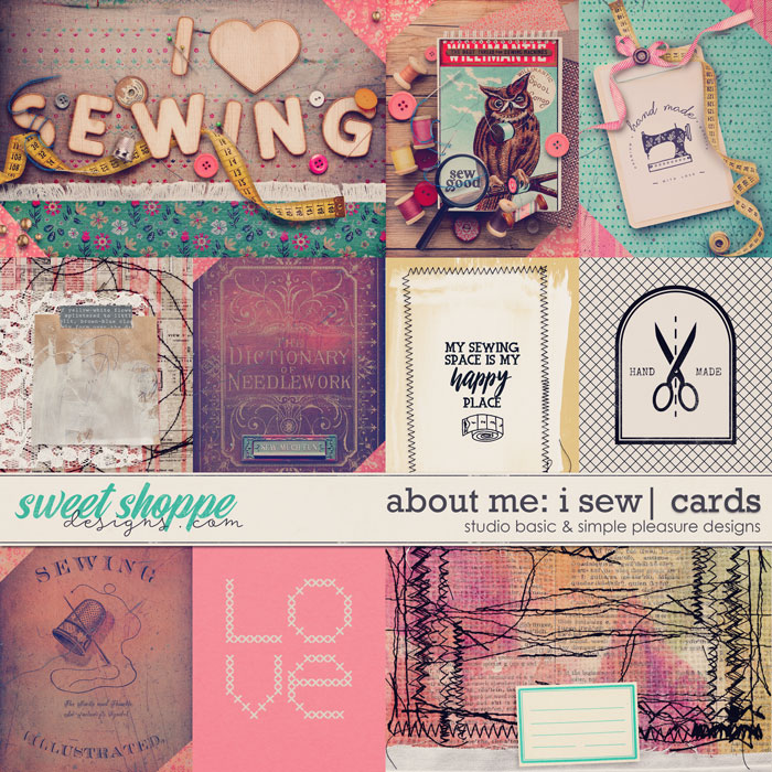 About Me: I Sew Cards by Simple Pleasure Designs and Studio Basic