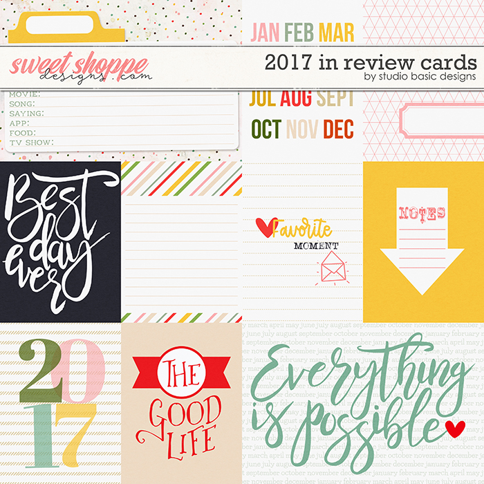 2017 In Review Cards by Studio Basic 2017 In Review Cards by Studio Basic