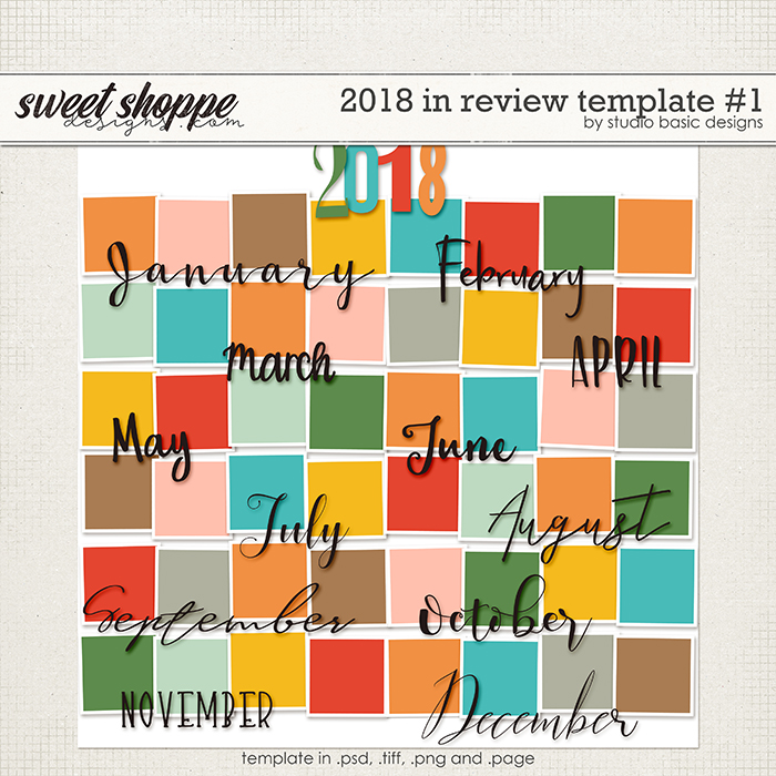 2018 In Review Template #1 by Studio Basic 2018 In Review Template #1 by Studio Basic