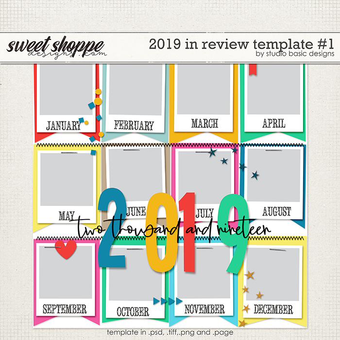 2019 In Review Template #1 by Studio Basic