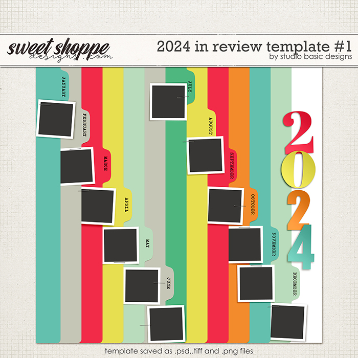 2024 In Review Template #1 by Studio Basic