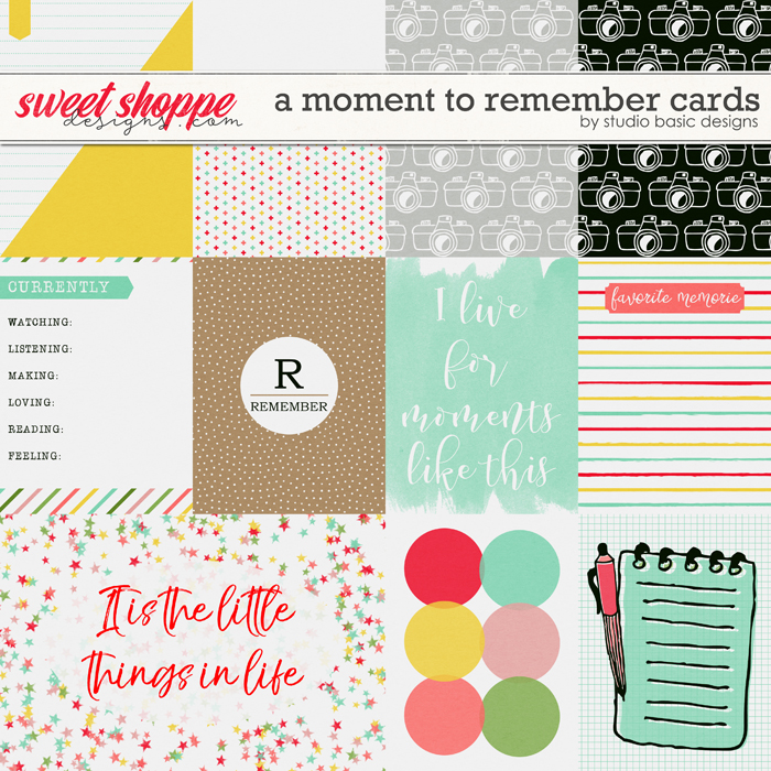 A Moment To Remember Cards by Studio Basic A Moment To Remember Cards by Studio Basic