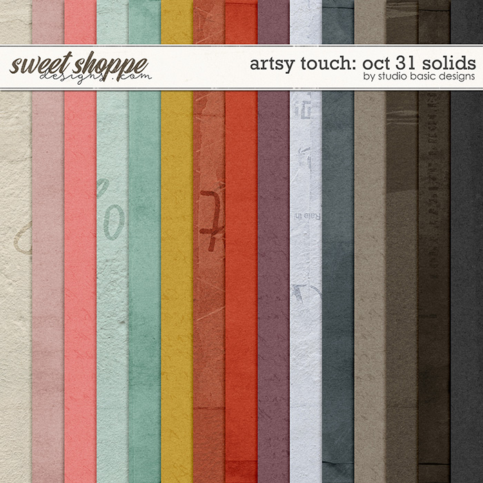 Artsy Touch: Oct 31 Solids by Studio Basic