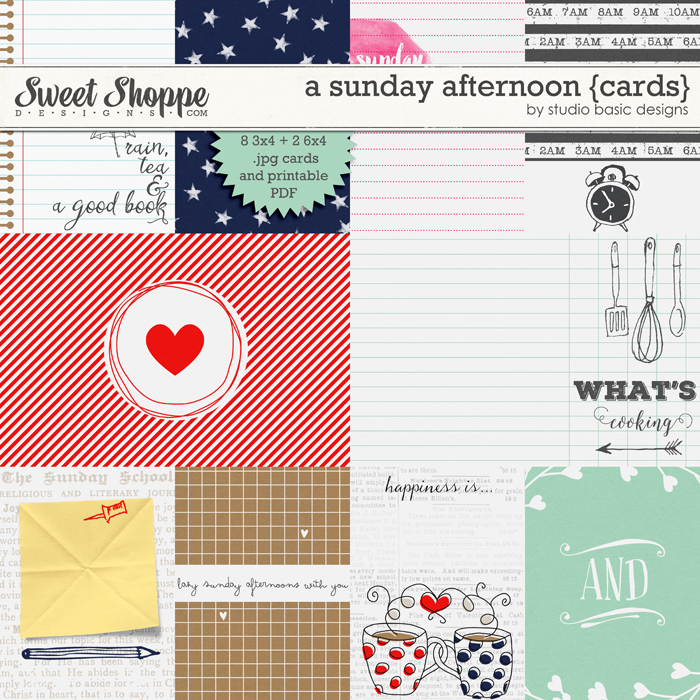 A Sunday Afternoon {Cards} by Studio Basic A Sunday Afternoon {Cards} by Studio Basic
