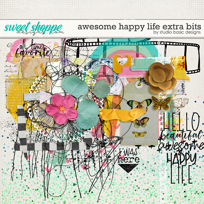 Awesome Happy Life Extra Bits by Studio Basic