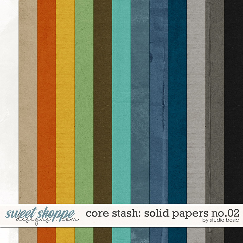 Core Stash: Solid Papers No2 by Studio Basic