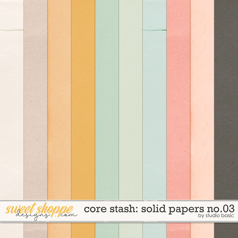 Core Stash: Solid Papers No3 by Studio Basic