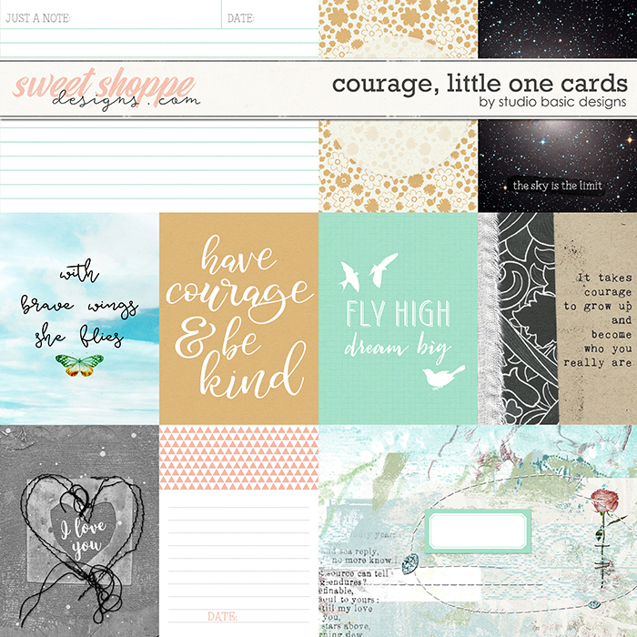 Courage, Little One Cards by Studio Basic