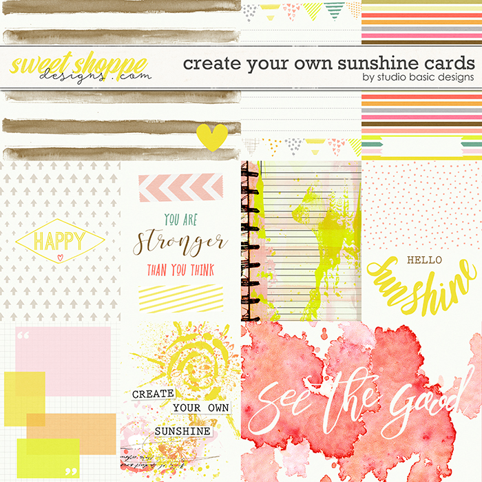 Create Your Own Sunshine Cards by Studio Basic