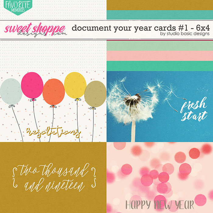 Document Your Year Cards #1 - 6x4 by Studio Basic Document Your Year Cards #1 - 6x4 by Studio Basic