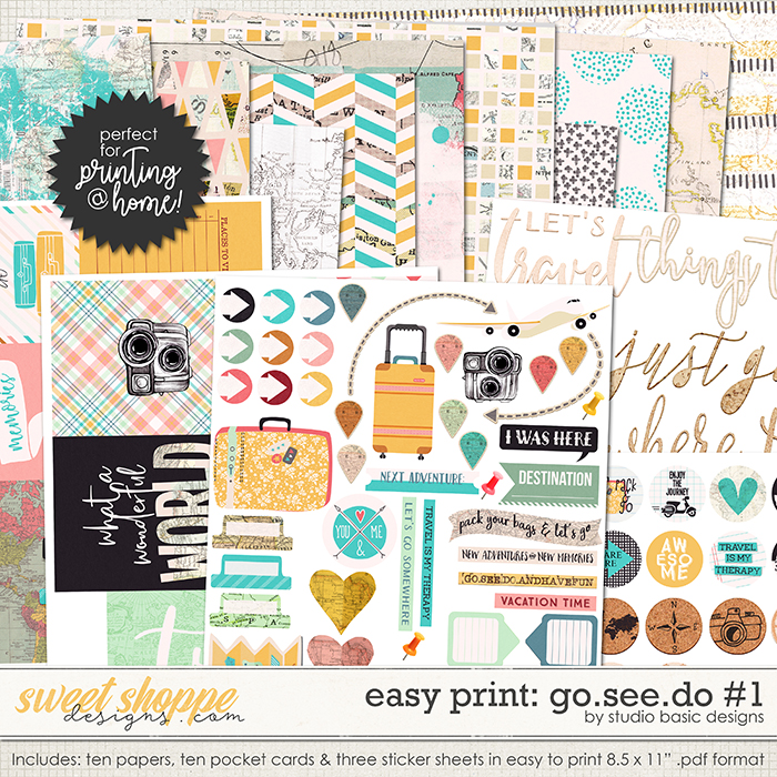 Go.See.Do Easy Print Pack #1 by Studio Basic Go.See.Do Easy Print Pack #1 by Studio Basic