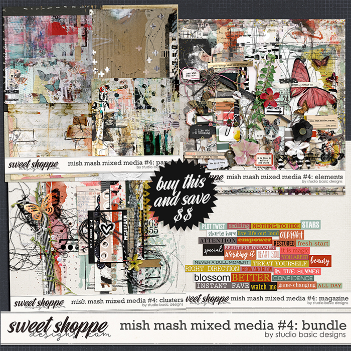 Mish Mash Mixed Media #4 Bundle by Studio Basic