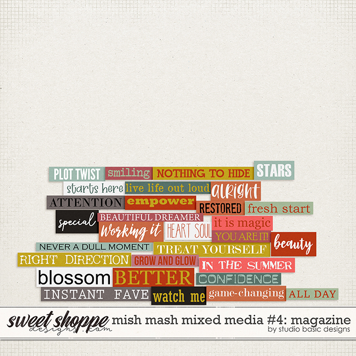 Mish Mash Mixed Media #4 Magazine by Studio Basic