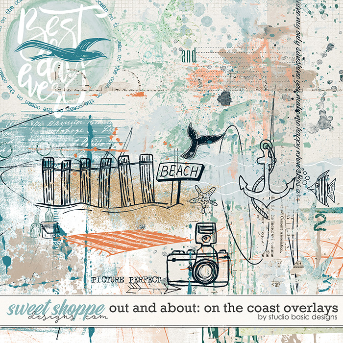 Out and About: On The Coast Overlays by Studio Basic Designs