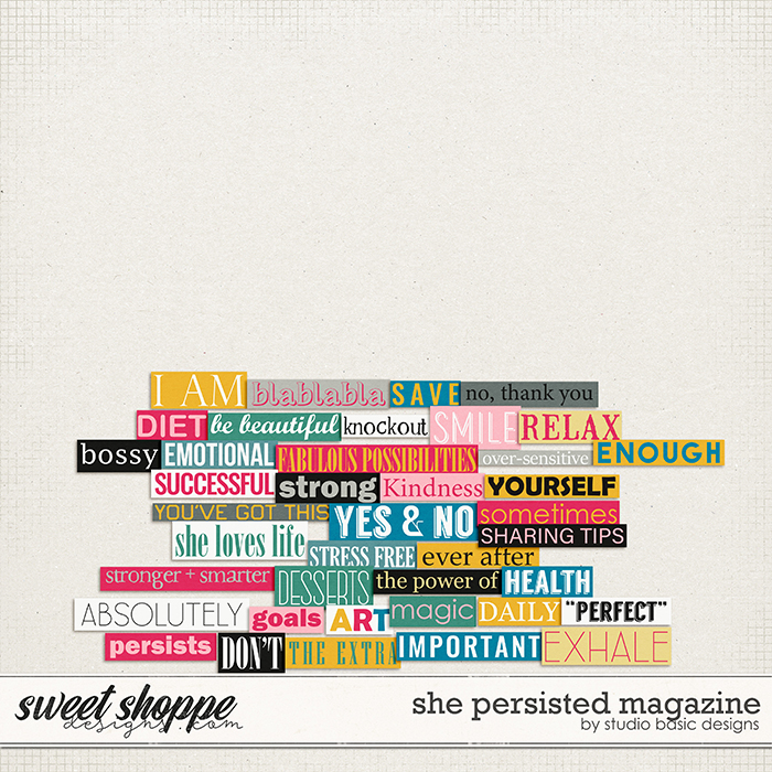 She Persisted Magazine by Studio Basic