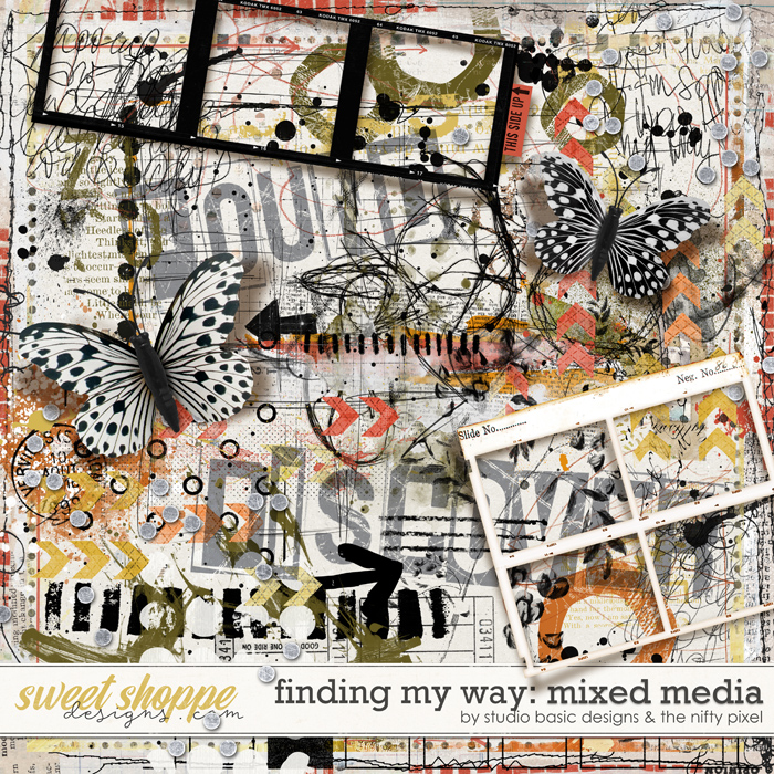Finding My Way Mixed Media by Studio Basic and The Nifty Pixel