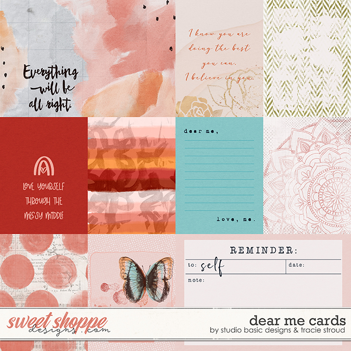 Dear Me Cards by Studio Basic and Tracie Stroud Dear Me Cards by Studio Basic and Tracie Stroud
