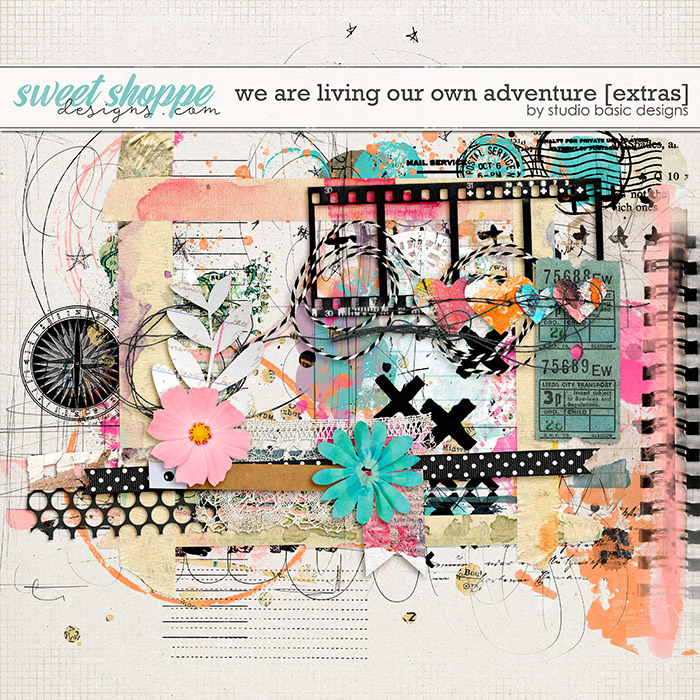 We Are Living Our Own Adventure Extra Bits by Studio Basic