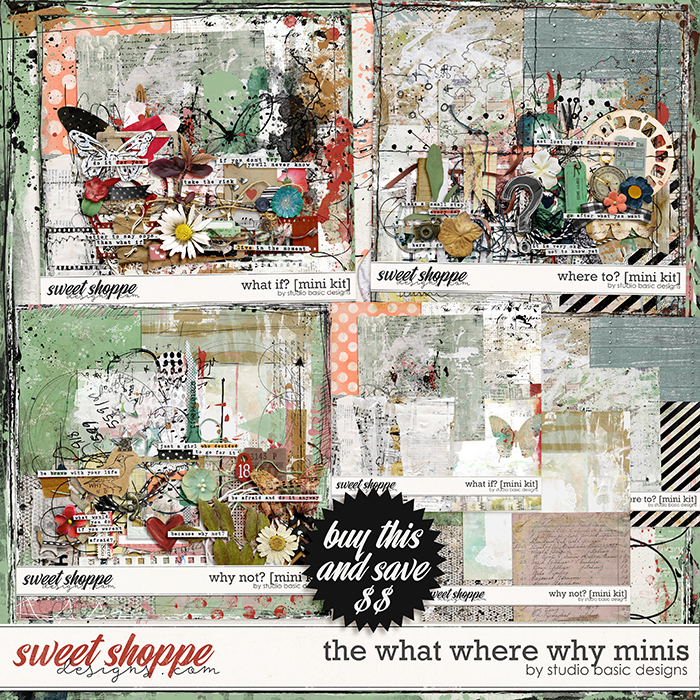 The What Where Why Minis Bundle by Studio Basic