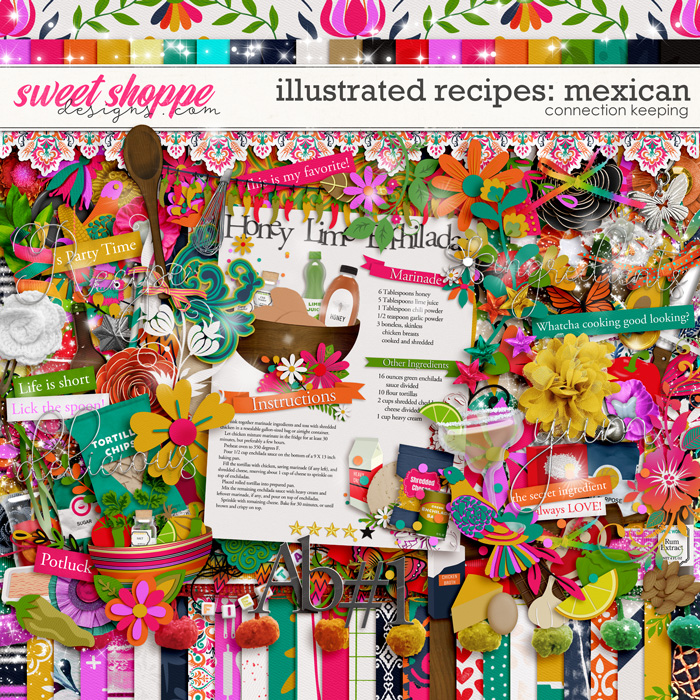 Illustrated Recipes: Mexican Kit by Connection Keeping