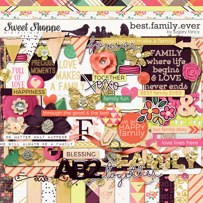 *FREE with your $10 Purchase* Best.Family.Ever Kit by Sugary Fancy