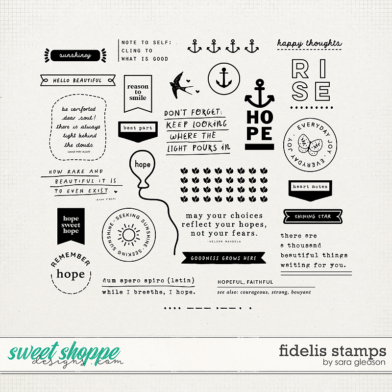 Fidelis Stamps by Sara Gleason
