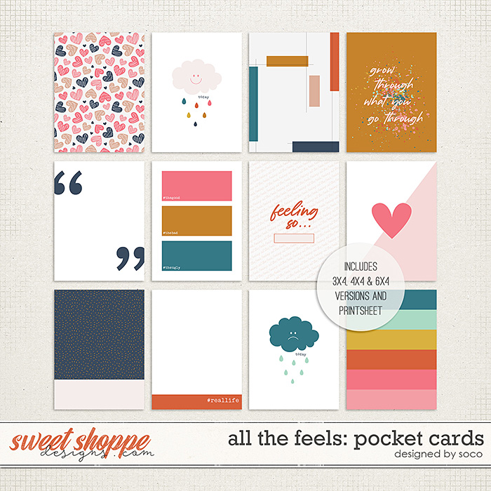  All The Feels: Pocket Cards | Designed by Soco