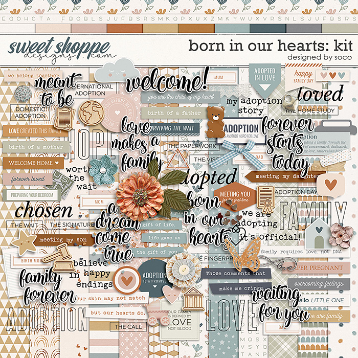 Born In Our Hearts: Kit | Designed by Soco