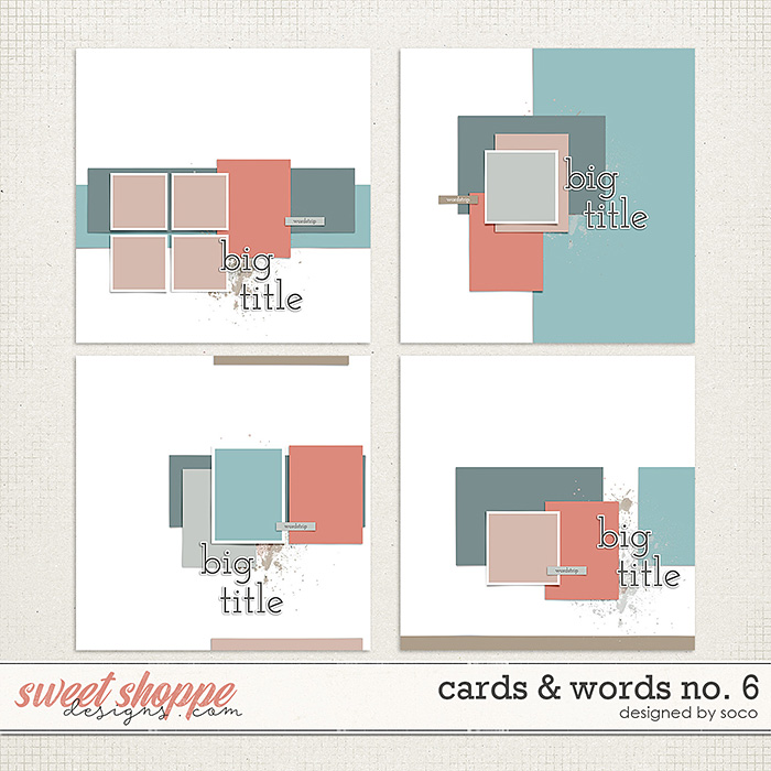 Cards & Words No. 6 | Designed by Soco