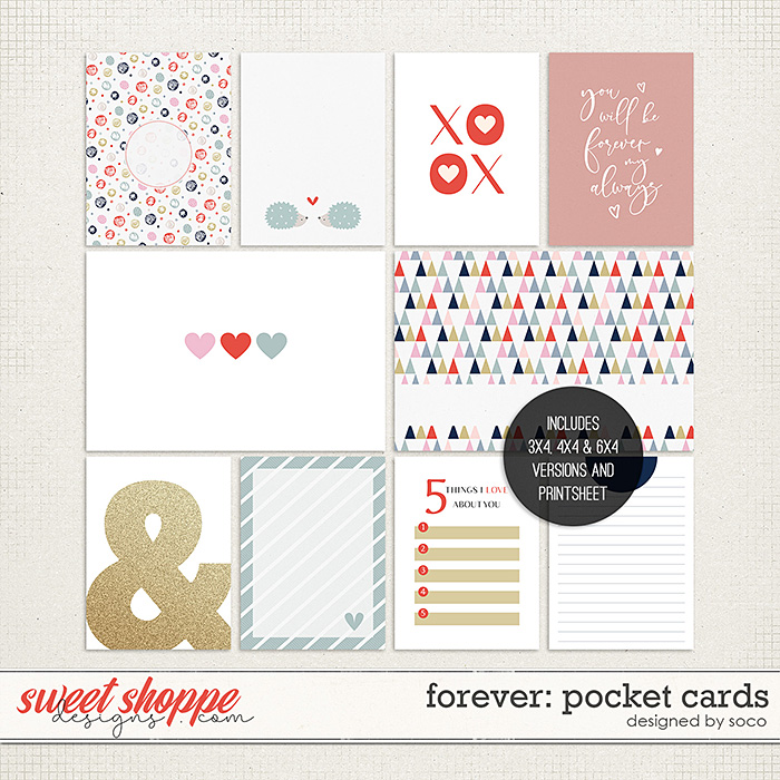 Forever: Pocket Cards | Designed by Soco