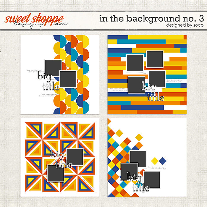 In The Background No. 3 | Designed by Soco