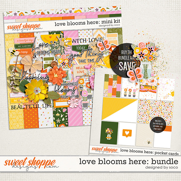 Love Blooms Here: Bundle | Designed by Soco