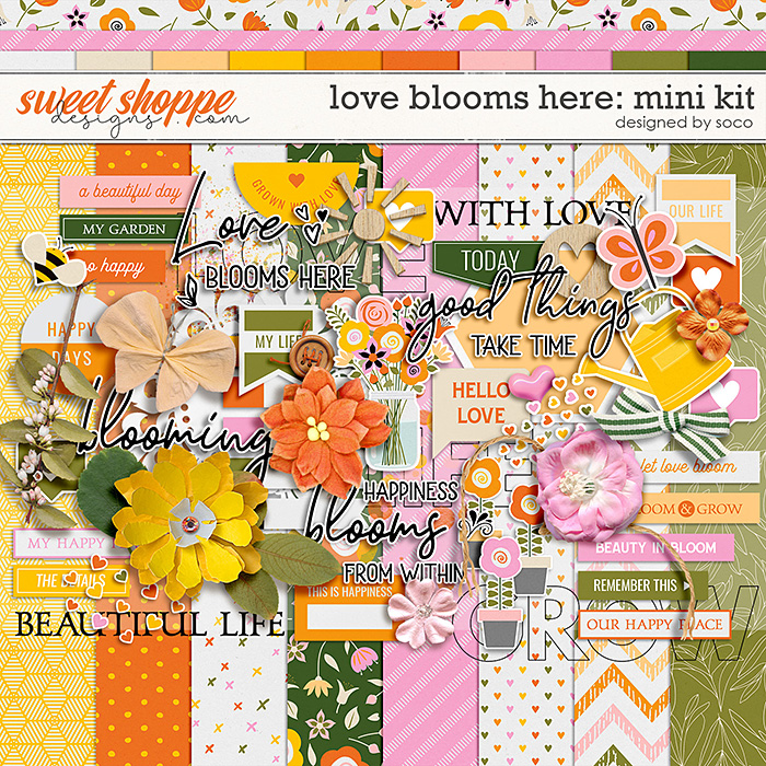 Love Blooms Here: Mini Kit | Designed by Soco
