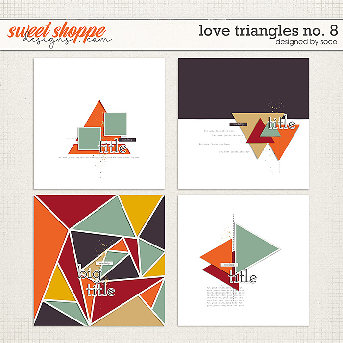 Love Triangles No. 8 | Designed by Soco