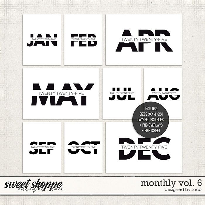 Monthly Vol. 6 | Designed by Soco Monthly Vol. 6 | Designed by Soco
