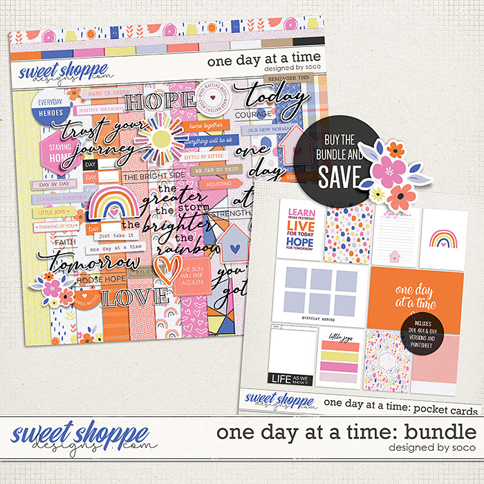 One Day At A Time: Bundle | Designed by Soco