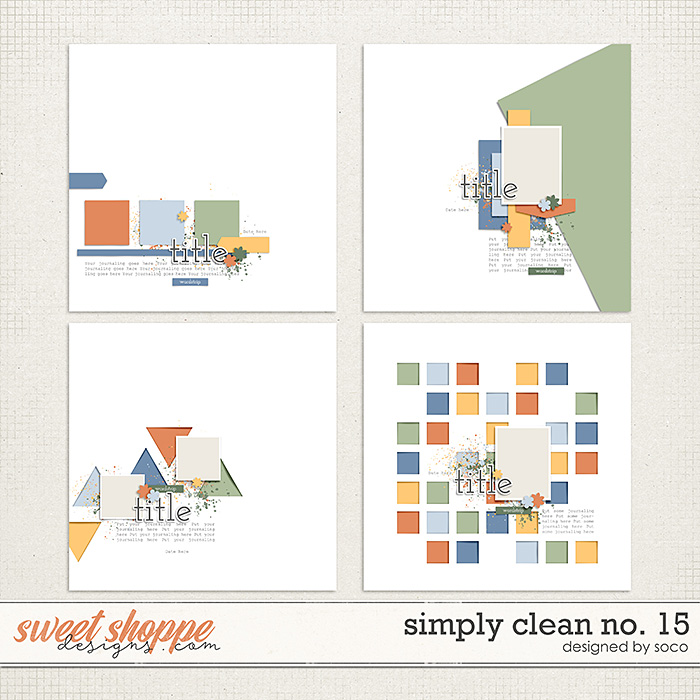 Simply Clean No. 15 | Designed by Soco